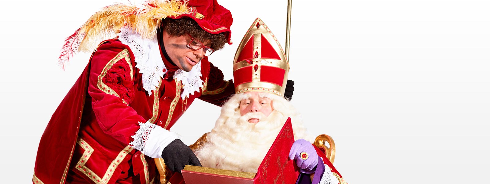 Op de foto met Sinterklaas